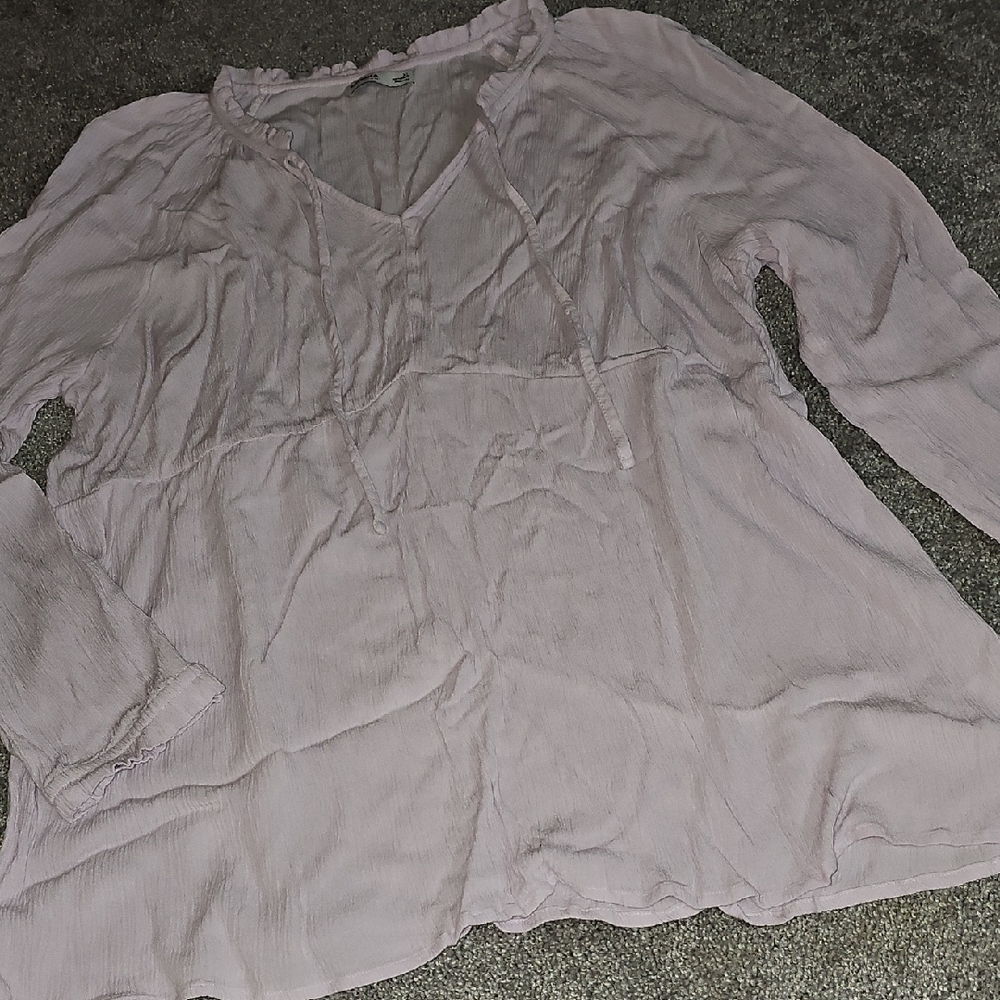 🟠XX🔹️Sonoma Lavender V-Neck Blouse